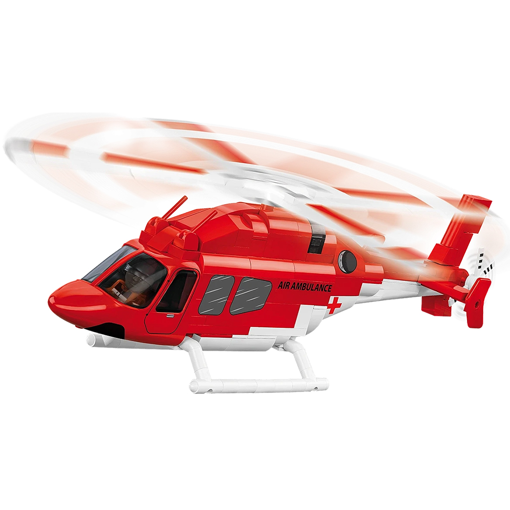 COBI: Bell 429 záchranársky vrtuľník stavebnica (26629) kép 4