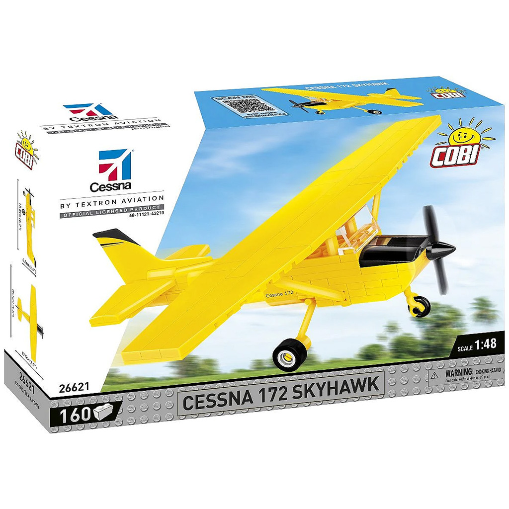 COBI: Cessna 172 Skyhawk žltá stavebnica (26621)