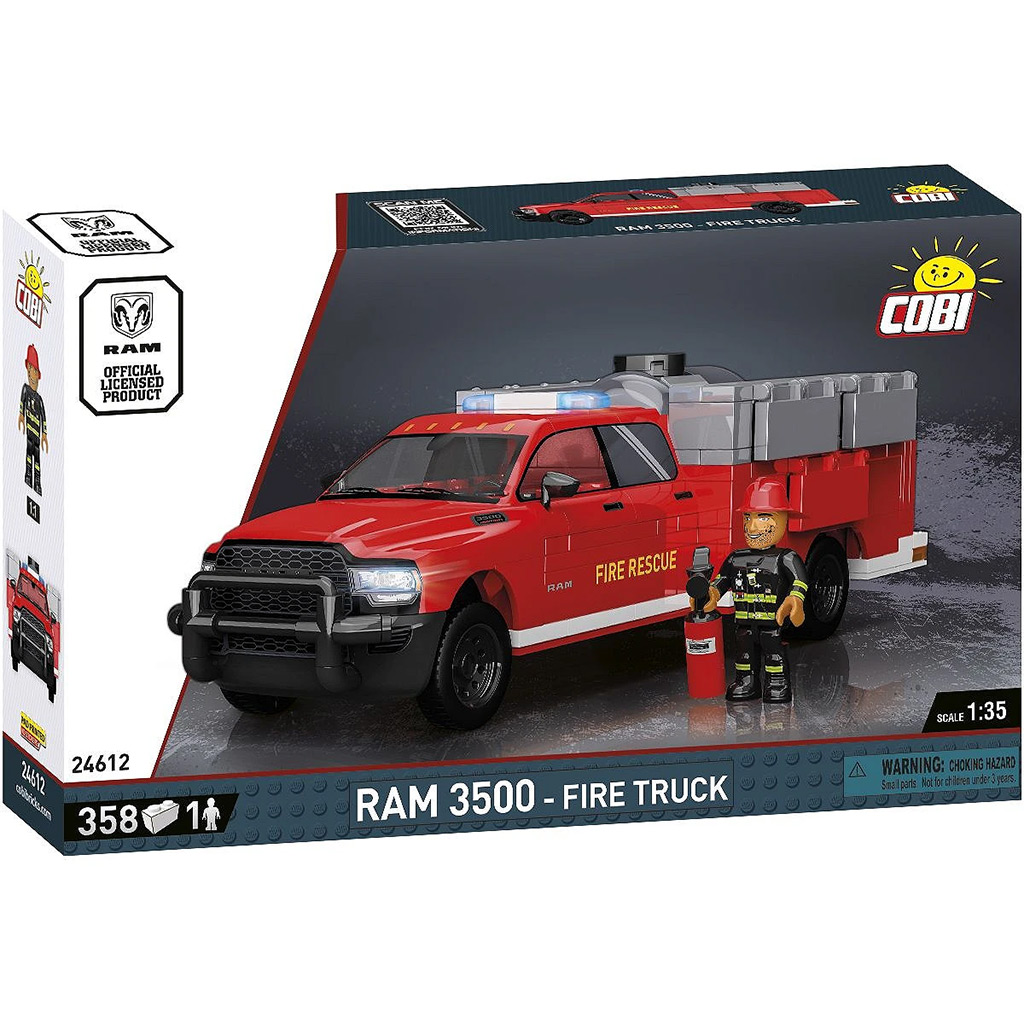 COBI: Dodge RAM 3500 hasičské auto stavebnica (24612)