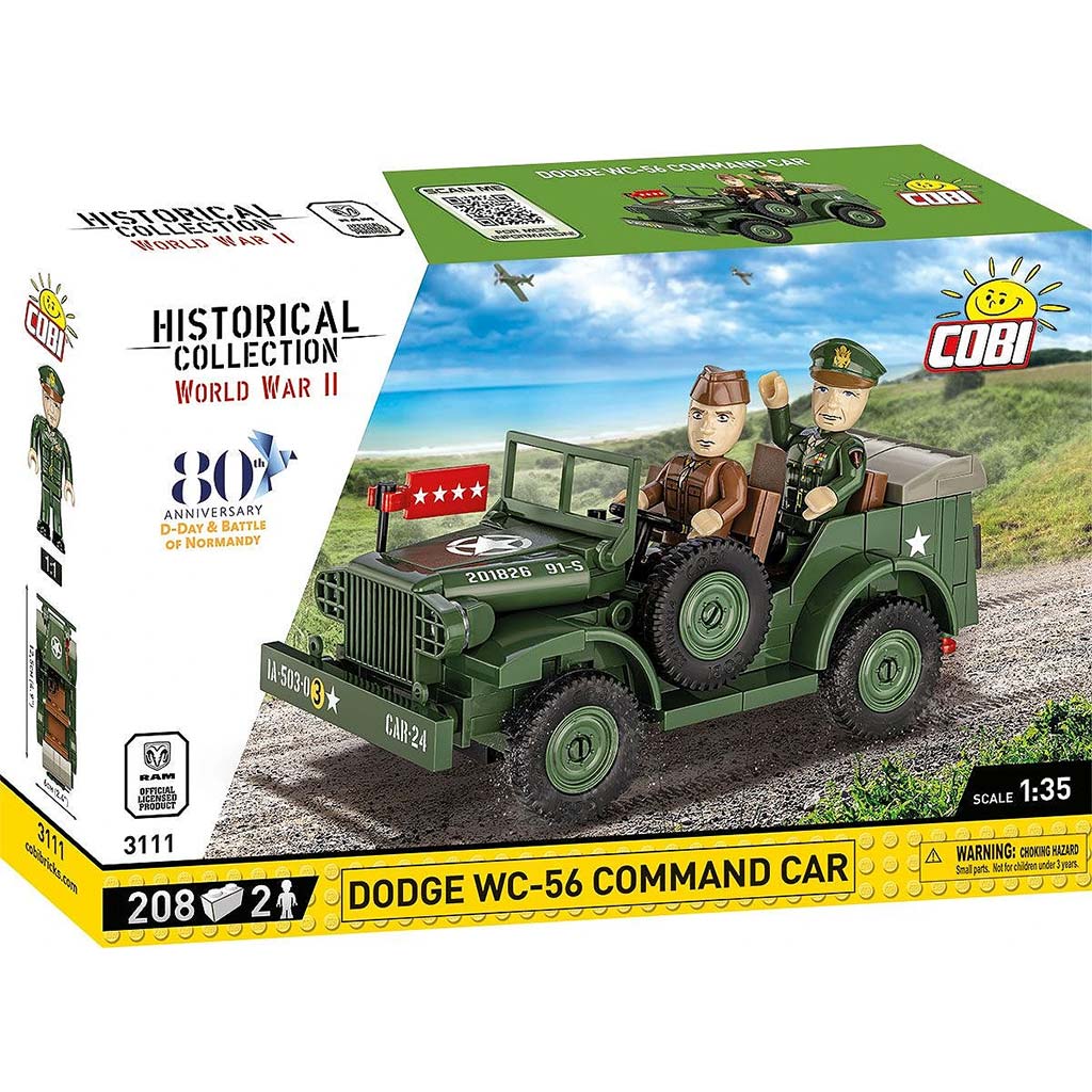 COBI: Dodge WC-56 Command Car tanková stavebnica (3111)