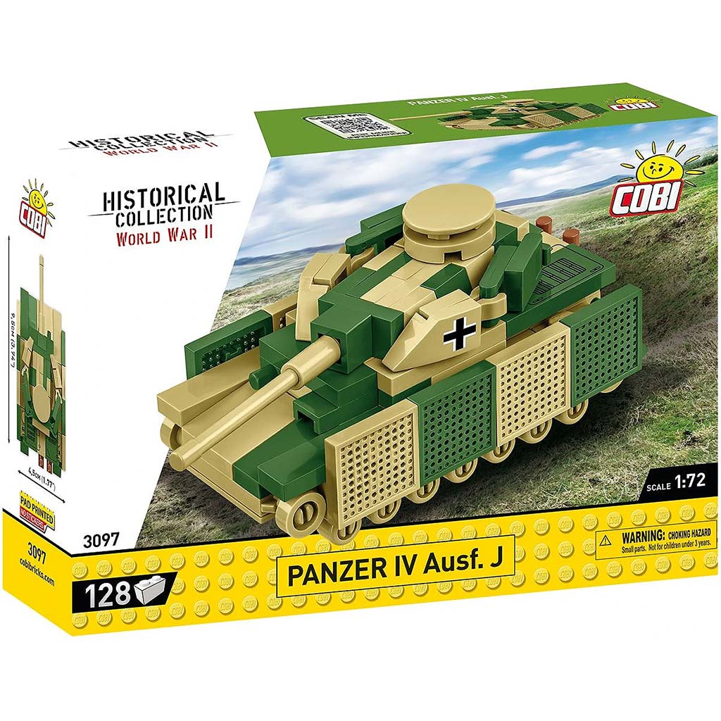 COBI: Panzer IV Ausf. J obrnený tank stavebnica (3097)
