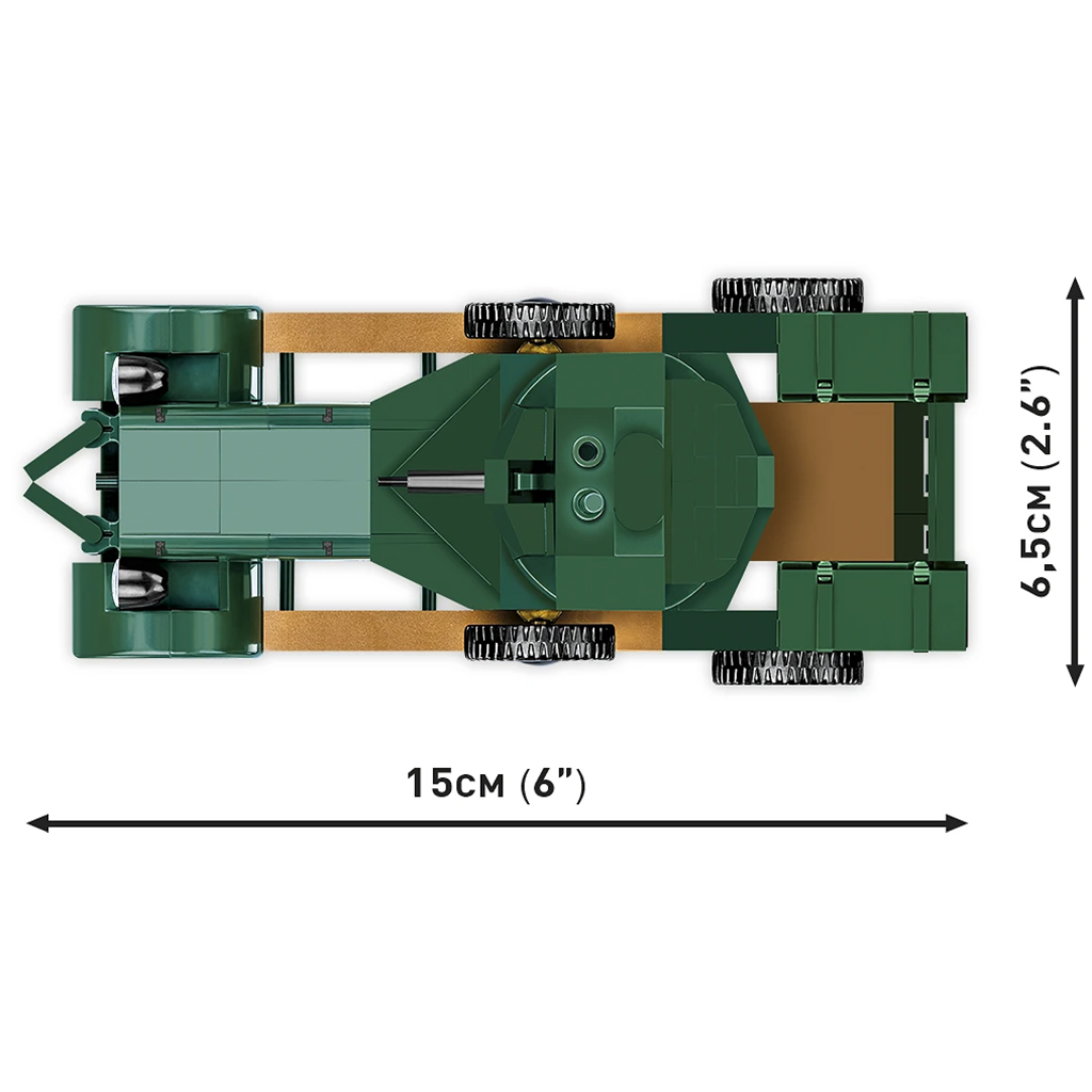 COBI: Rolls Royce obrnené vozidlo 1920 Pattern Mk I stavebnica (2988) kép 5