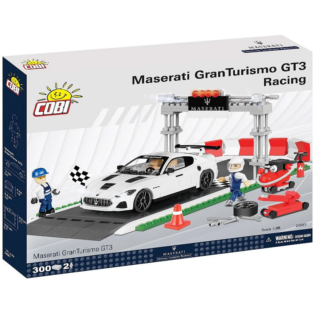 COBI: Sada stavebnice pretekárskeho auta Maserati GranTurismo GT3 R (24567)