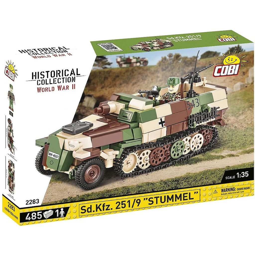 COBI: Sd.Kfz. 251/9 Stummel obrnené vozidlo stavebnica (3096)