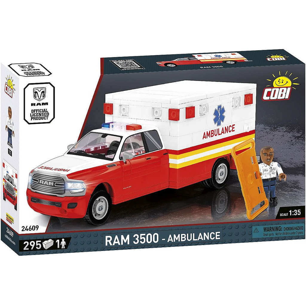 COBI: Stavebnica Dodge RAM 3500 sanitka (24609)