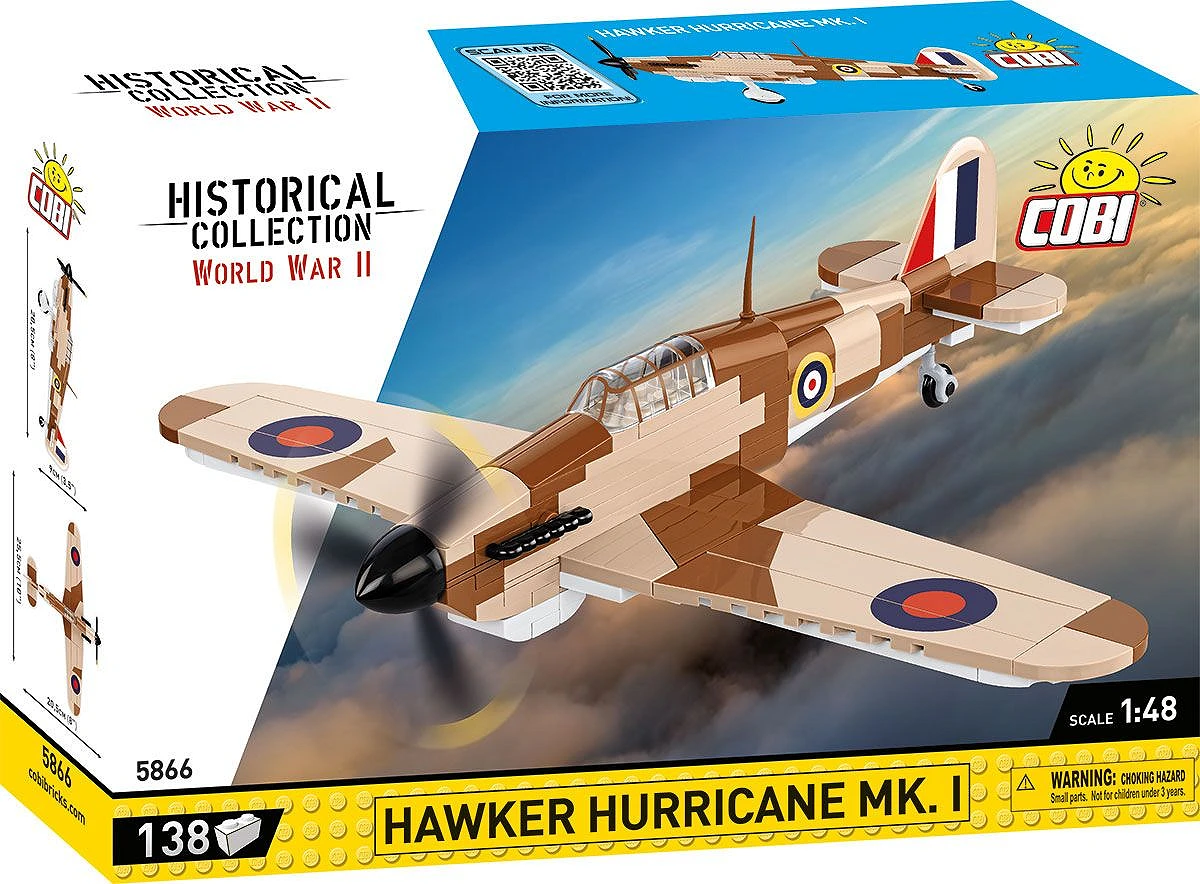 COBI: Stavebnica Hawker Hurricane Mk I (5866)