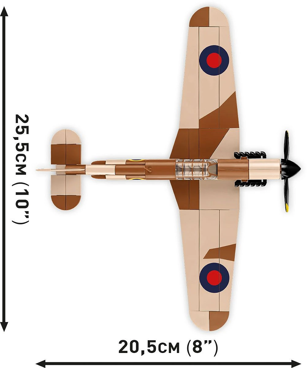COBI: Stavebnica Hawker Hurricane Mk I (5866) kép 5