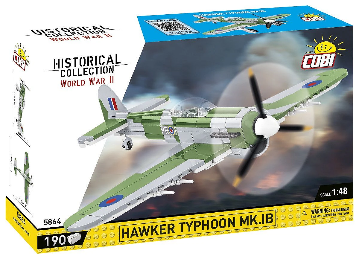 COBI: Stavebnica Hawker Typhoon Mk.1B (5864)