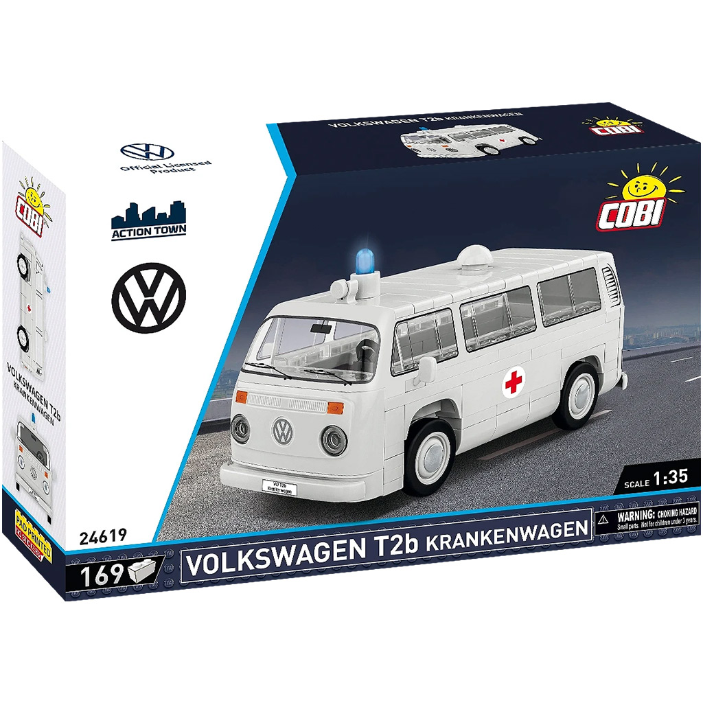 COBI: Stavebnica Volkswagen T2b sanitka (24619)