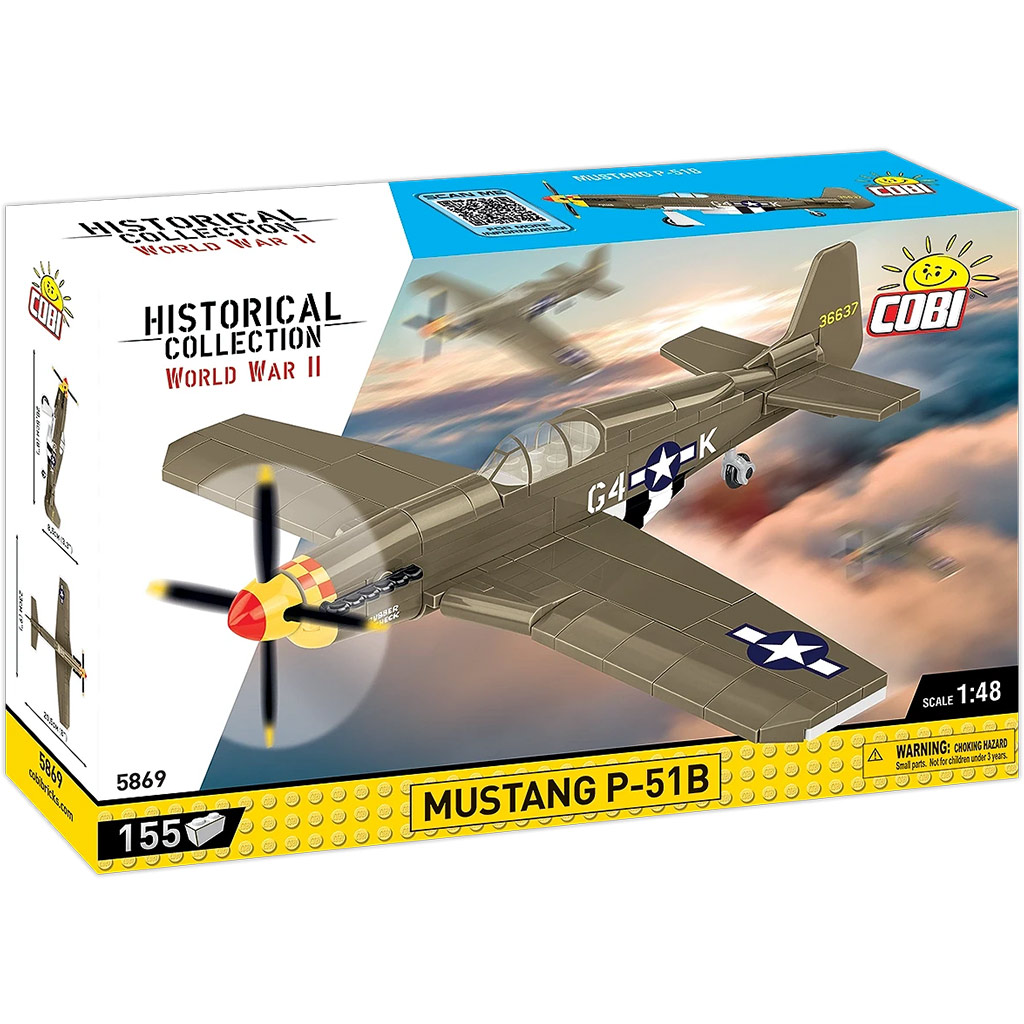 COBI: Stavebnica lietadla Mustang P-51B (5869)