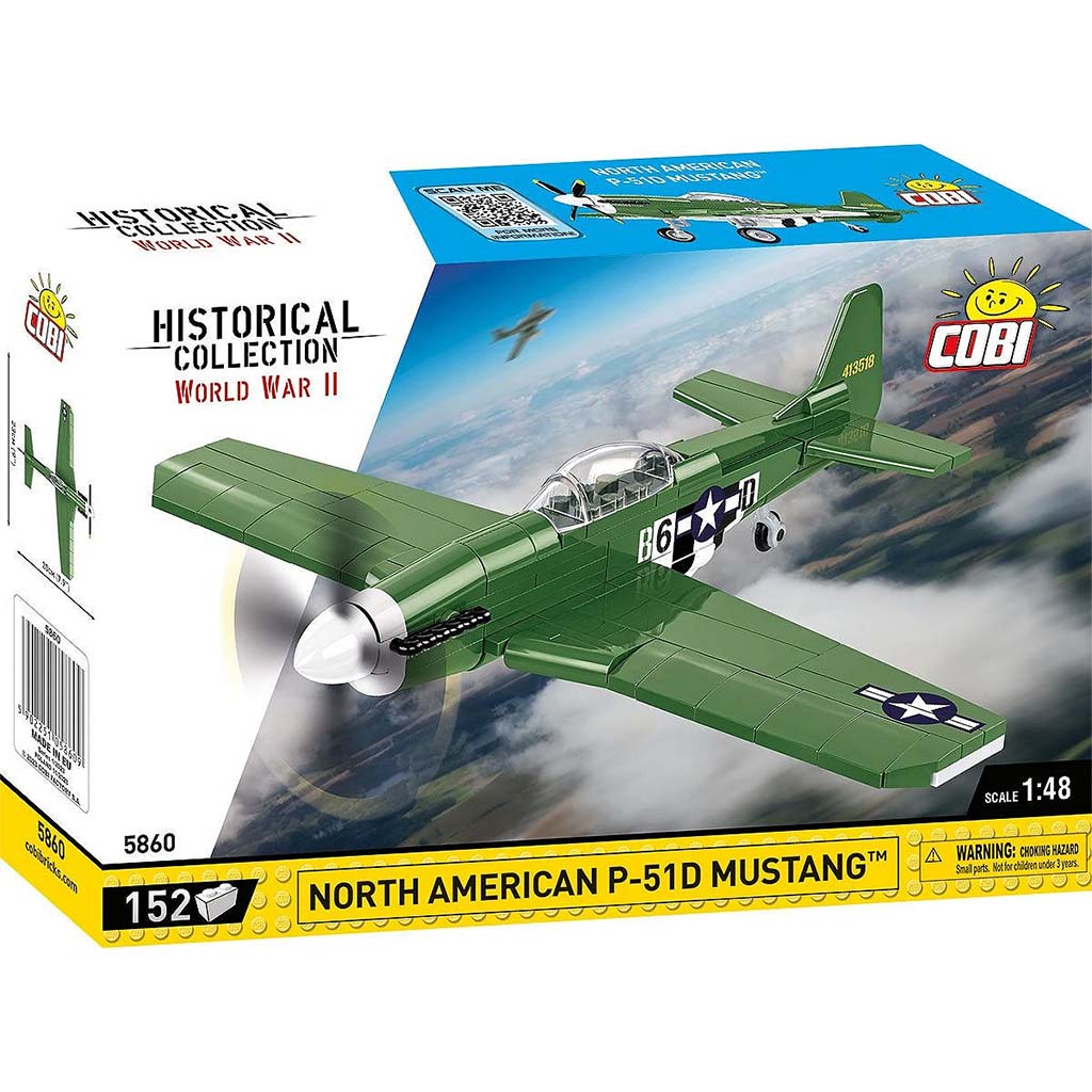 COBI: Stavebnica stíhačky Mustang P-51D (5860)