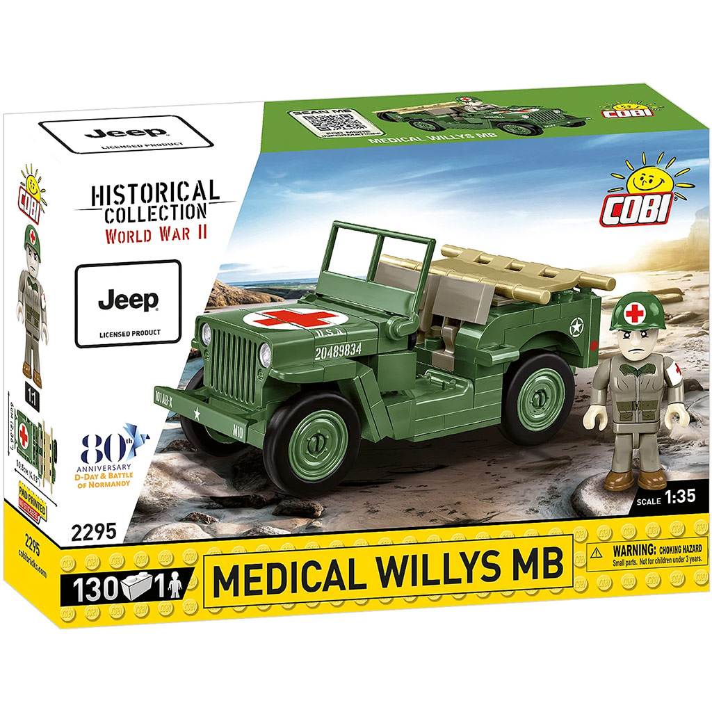 COBI: Stavebnica vozidla Medical Willys MB (2295)
