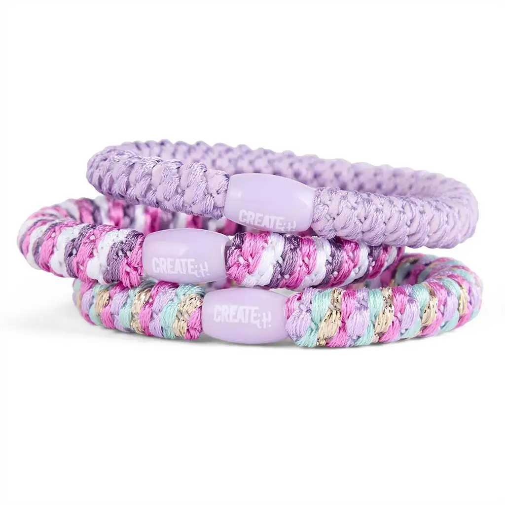 Canenco: Create It! Sada 3 gumičiek do vlasov v rôznych farbách 1ks kép 2