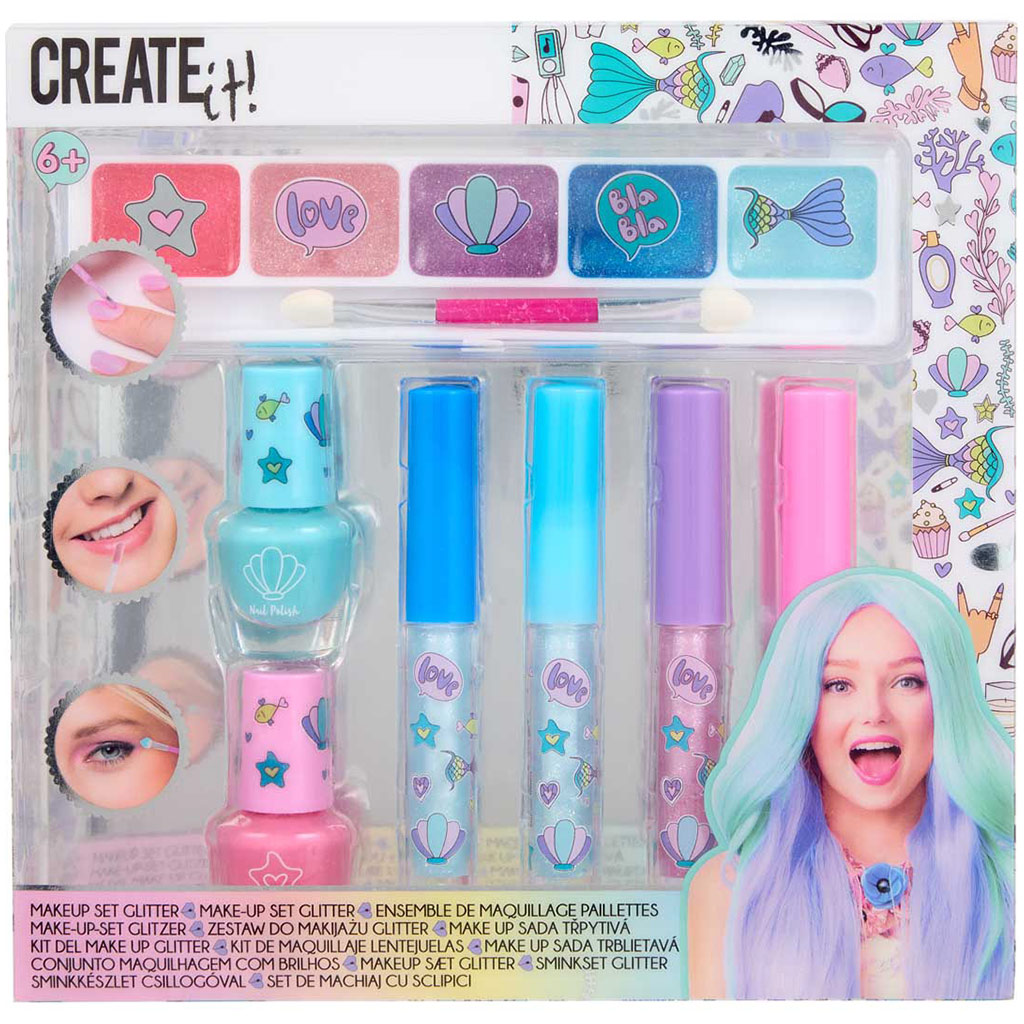 Canenco: Create It! Trblietavá morská panna sada na líčenie