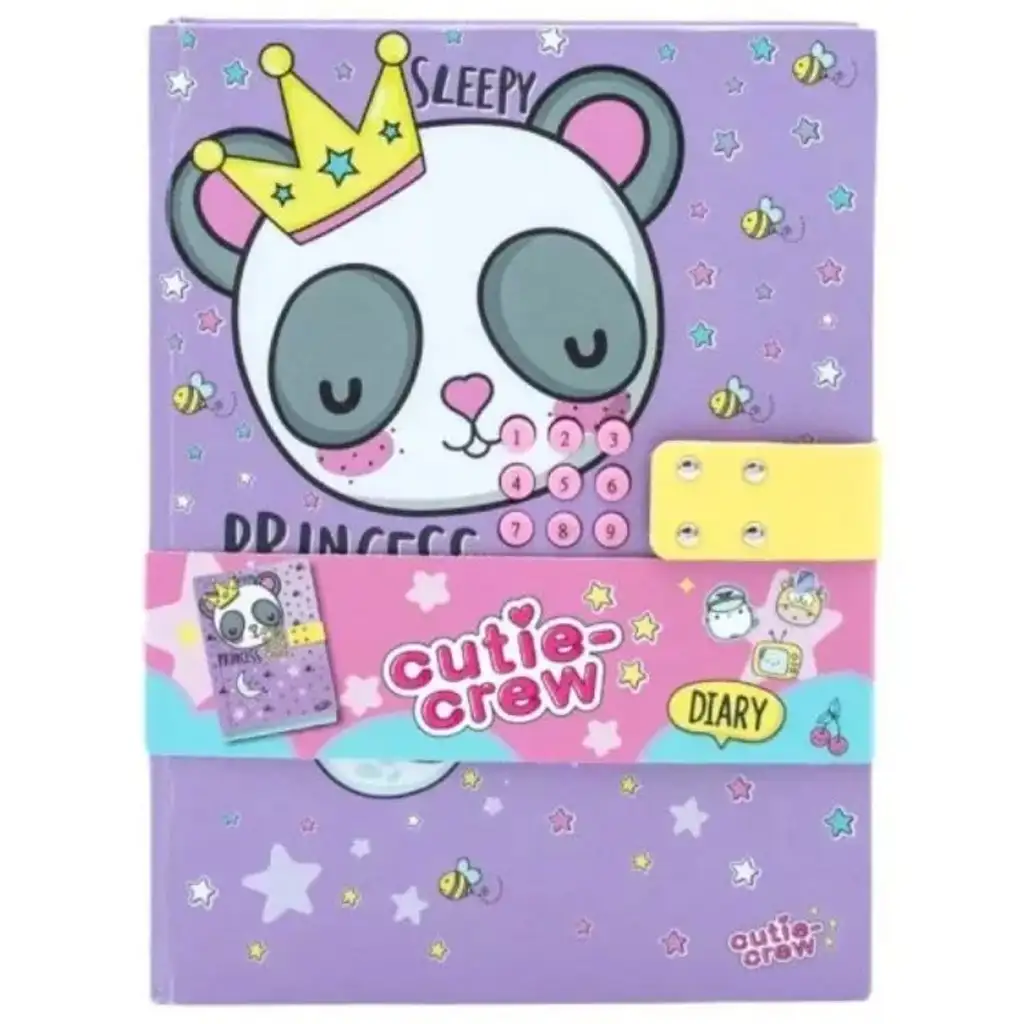 Canenco: Cutie Crew tajný denník s pandou a kódovým zámkom