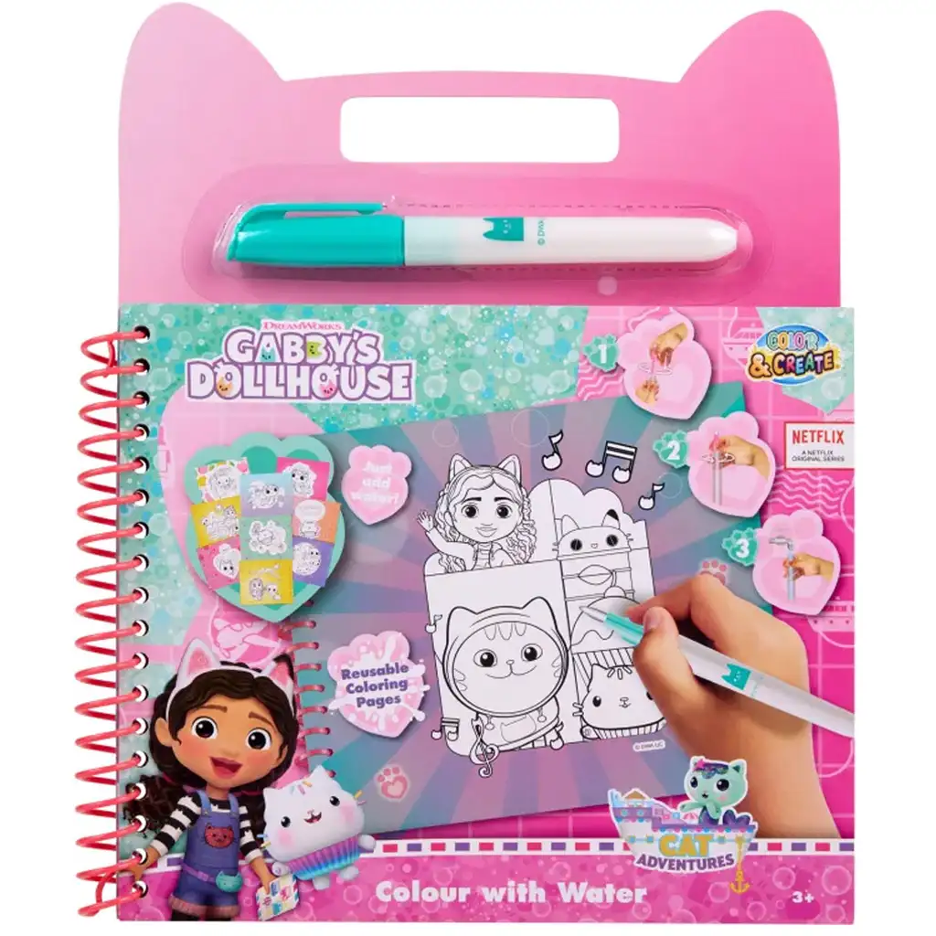 Canenco: Gabi bábikový domček, omaľovánka s vodou