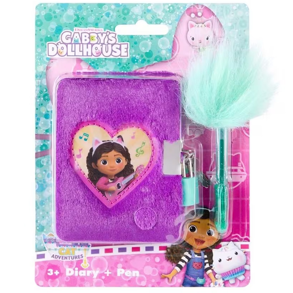 Canenco: Gabikin domček pre bábiky Plyšový denník s perom