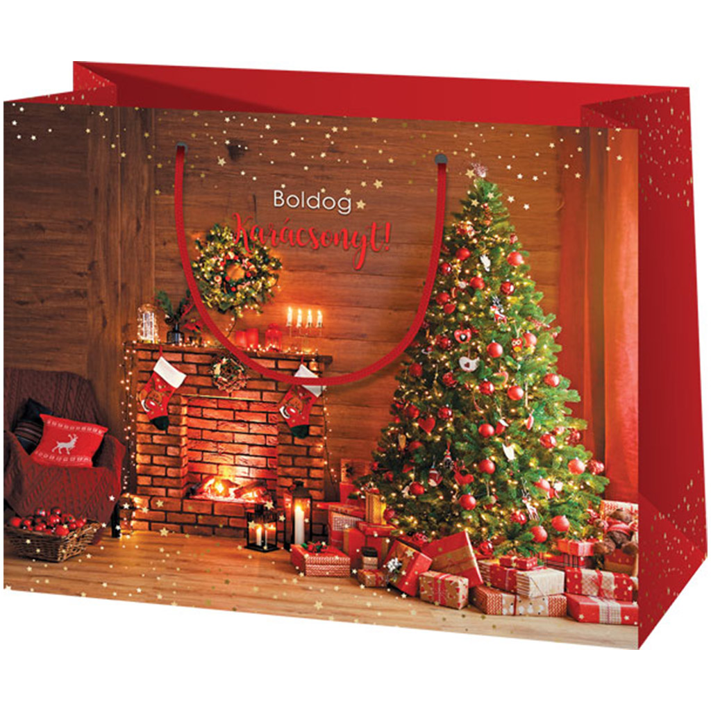 Cardex: Veselé Vianoce! darčeková taška 26x13x33cm