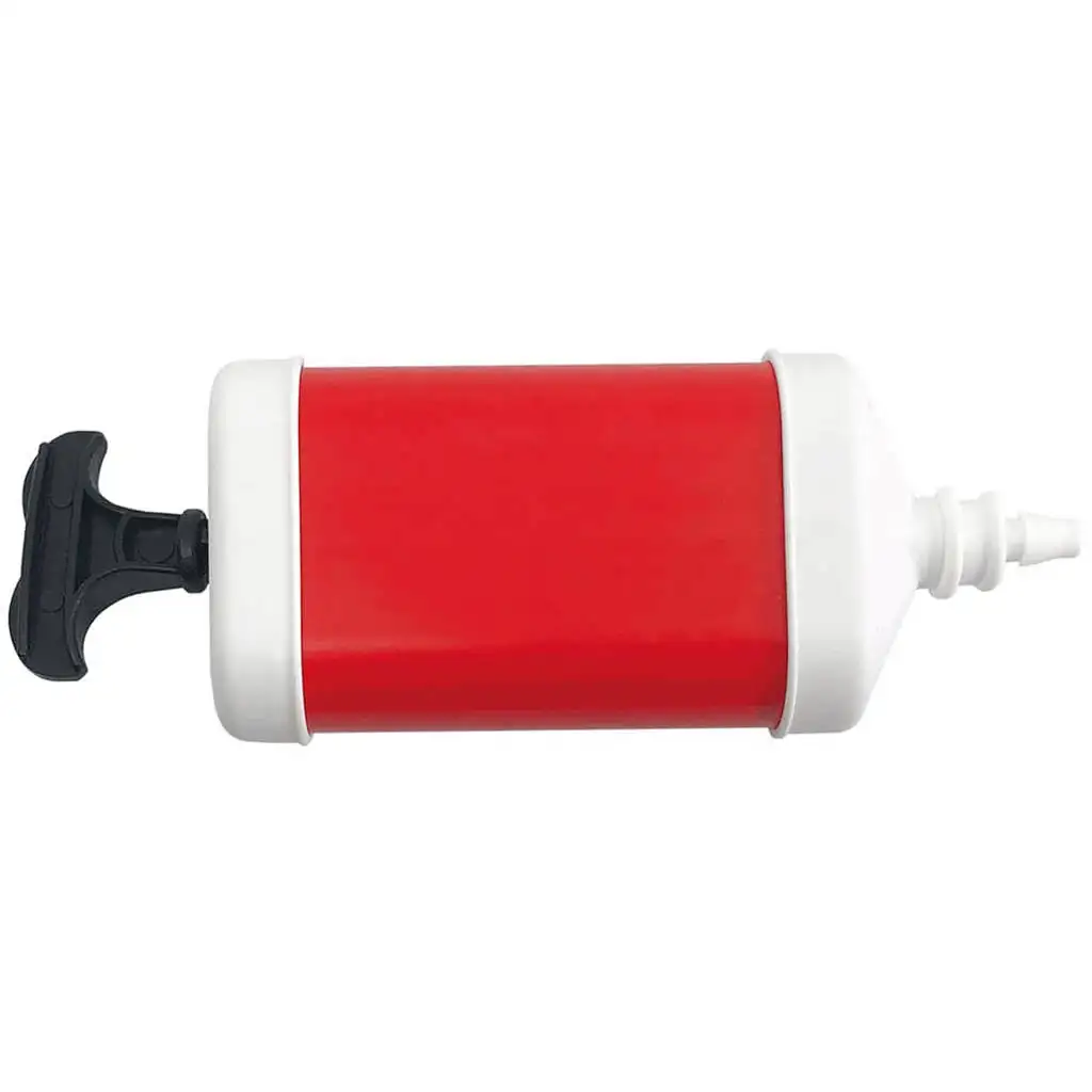 Červená pumpa na balóny – ručný nafukovač