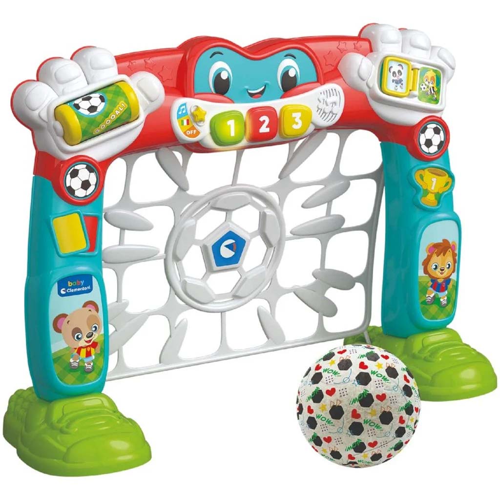 Clementoni Baby: Mier a strieľaj detská futbalová bránka so zvukom kép 2