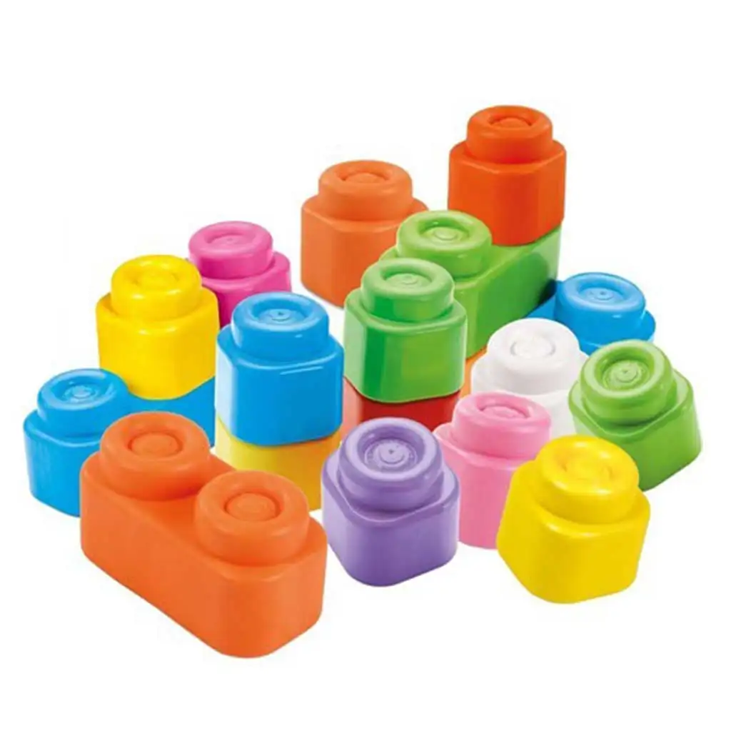 Clemmy: Mäkké farebné stavebné kocky pre bábätká, sada 20 kusov - Clementoni kép 2