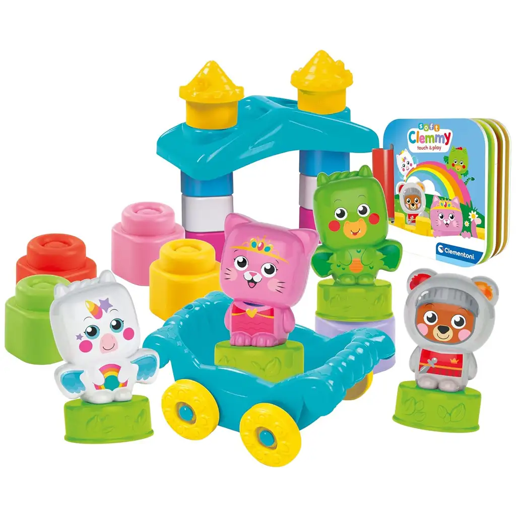 Clemmy: Sada mäkkých kociek Hrdinovia a Princezné - Clementoni kép 1