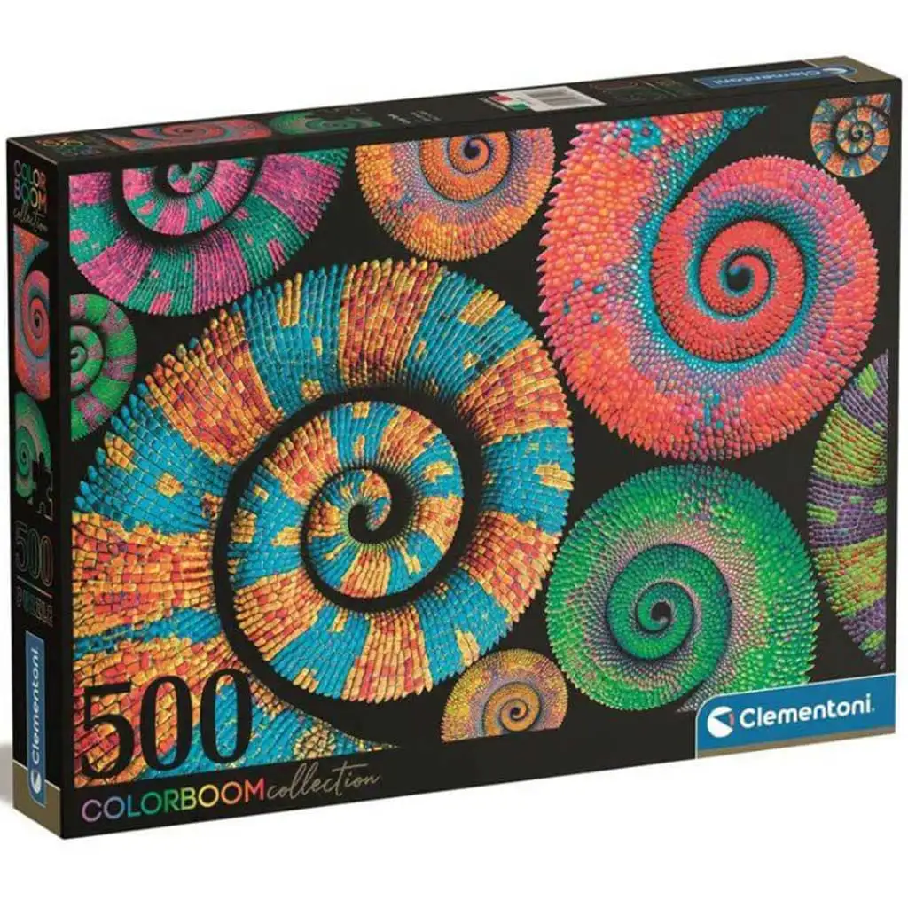 Colorboom: Puzzle s chameleónmi 500 ks - Clementoni