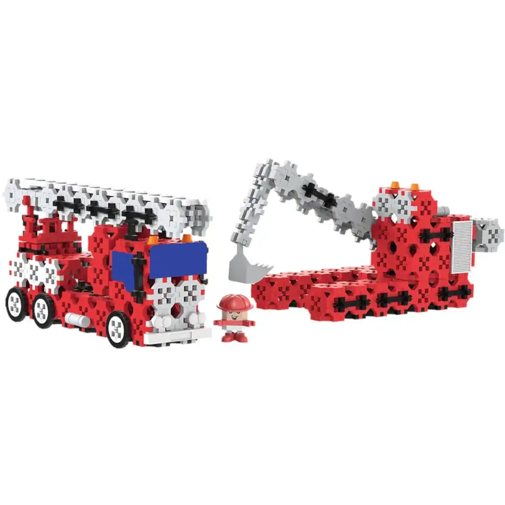 Connect: Hasičské auto 241-dielna stavebnica - Trefl kép 2