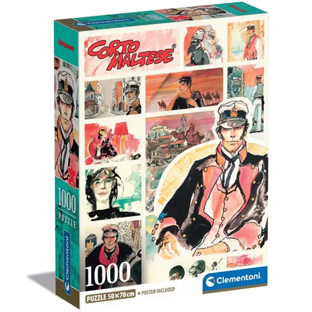 Corto Maltese 1000-dieliková puzzle - Clementoni