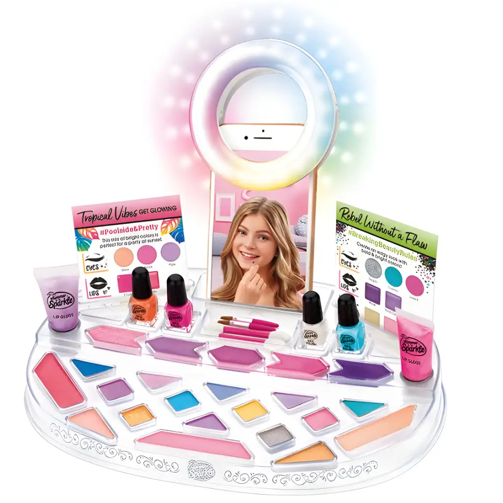 Cra-Z-Art: Shimmer and Sparkle - Kozmetický salón sada na líčenie s lakom na nechty kép 5