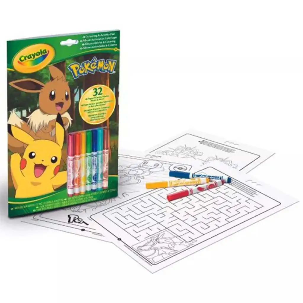 Crayola: Farby a aktivity - Pokémon zošit na voľný čas
