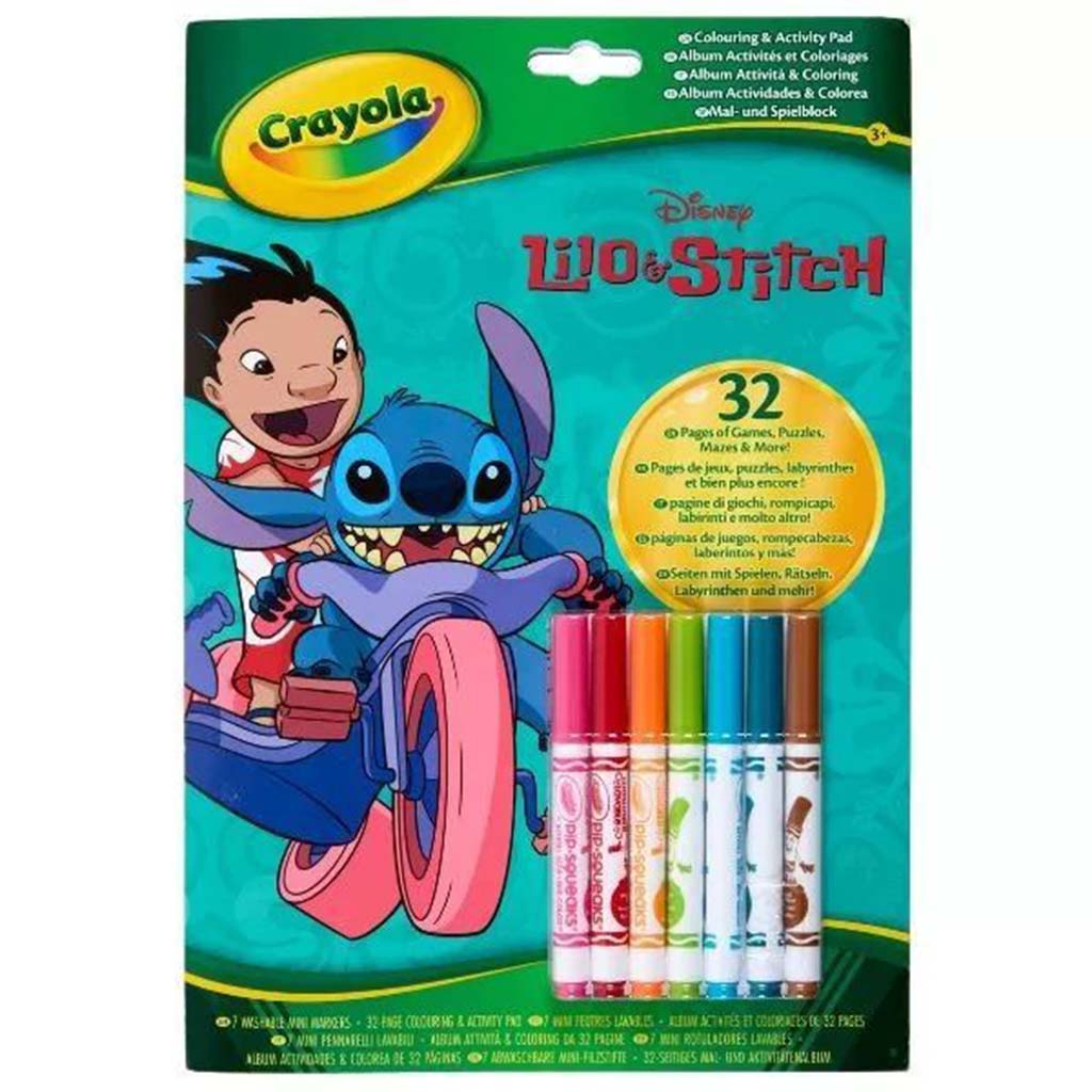 Crayola: Lilo & Stitch omaľovánka a zošit na aktivity