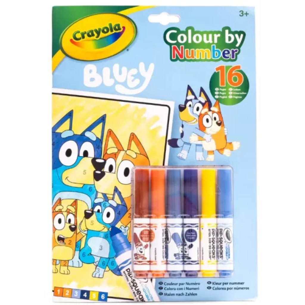 Crayola: Omaľovánka podľa čísel - Bluey