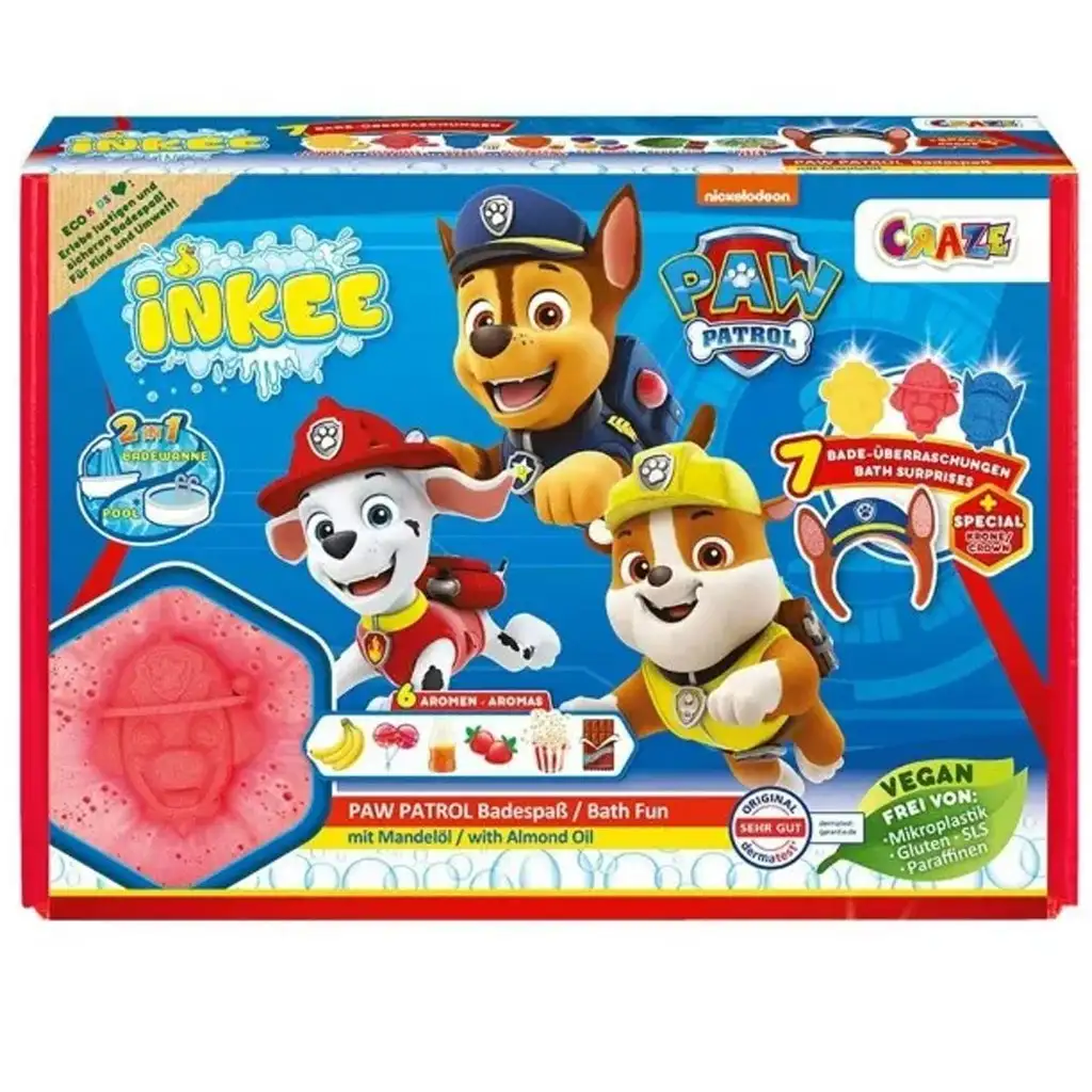 Craze: Inkee Mancs őrjárat veľká vegánska kúpeľová sada