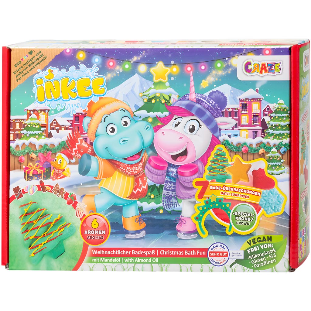Craze Inkee: Vianočná sada do kúpeľa