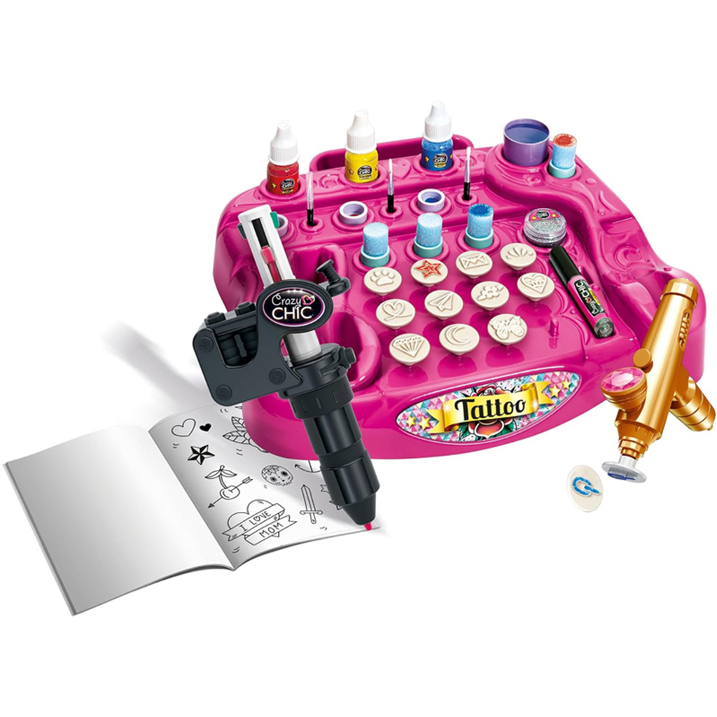 Crazy Chic: Farebná tetovacia štúdiová súprava - Clementoni kép 3