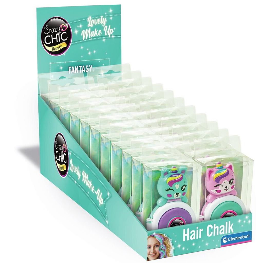 Crazy Chic: Krieda na vlasy, rôzne druhy, 1 ks - Clementoni