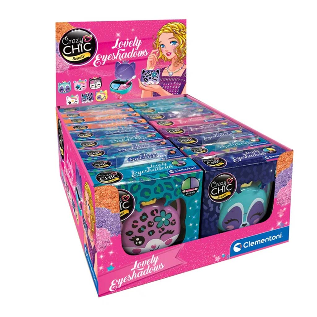 Crazy Chic: Očné tiene so zvieracími motívmi, rôzne druhy, 1 ks - Clementoni