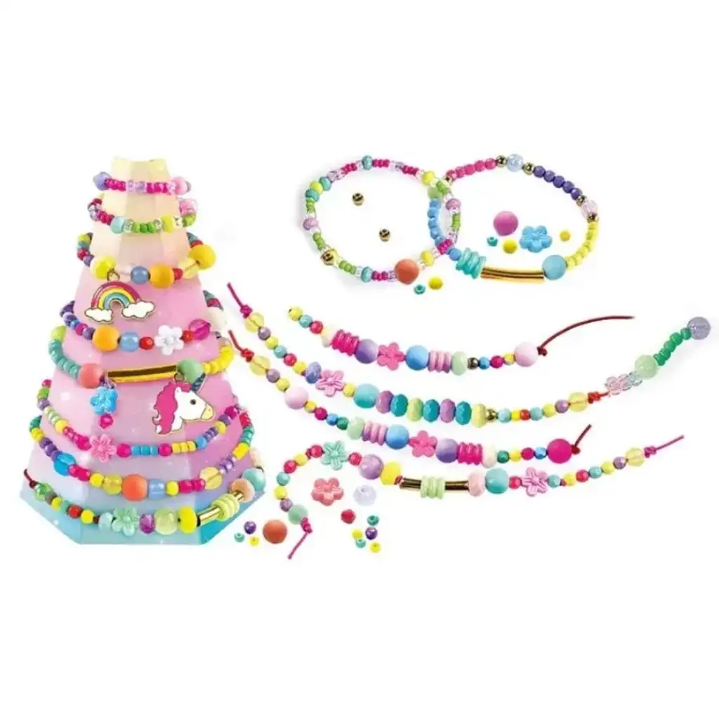 Crazy Chic: Sada na výrobu náramkov s jednorožcom - Clementoni kép 3