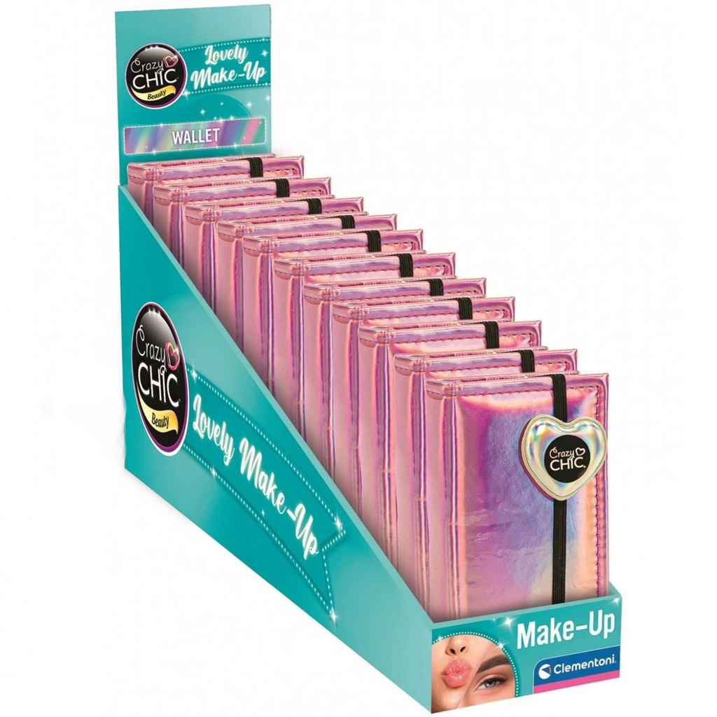 Crazy Chic: Trblietavá paleta na líčenie v štýle peňaženky - Clementoni