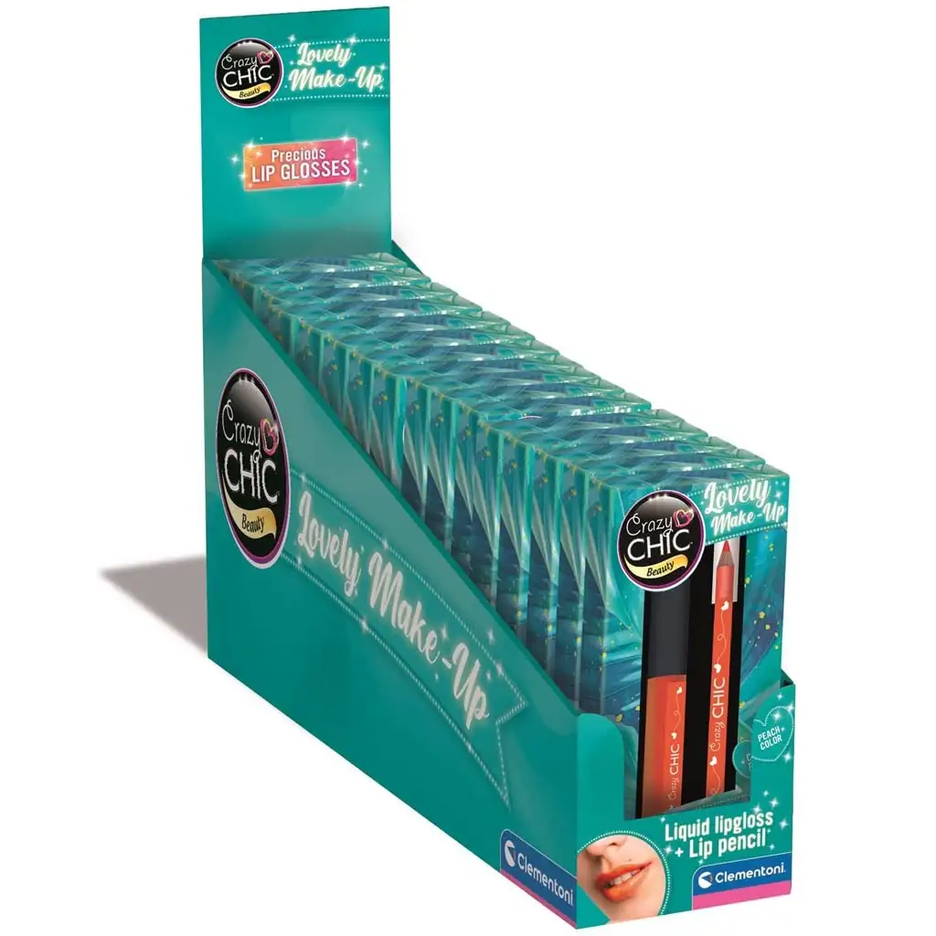 Crazy Chic: Tropical Vibe lesk na pery a ceruzka na pery 1ks - Clementoni