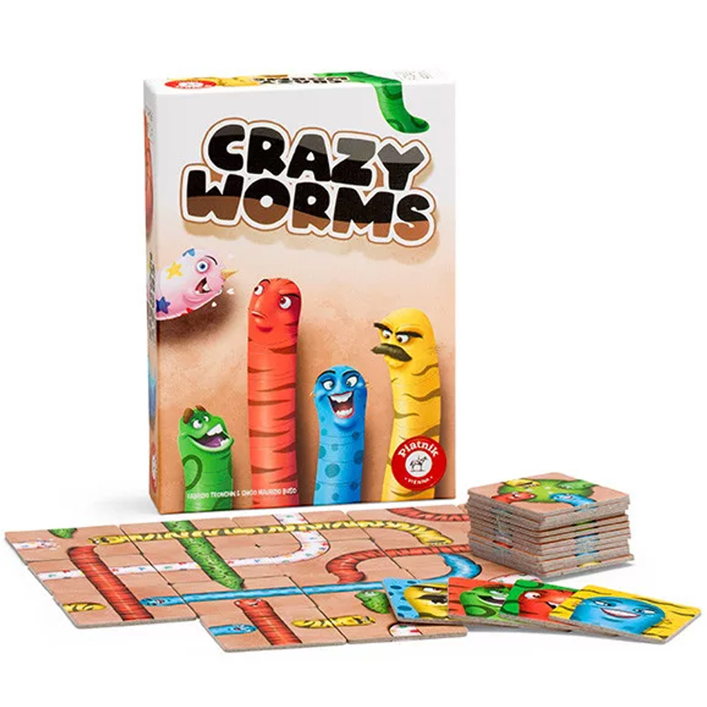 Crazy Worms spoločenská hra - Piatnik