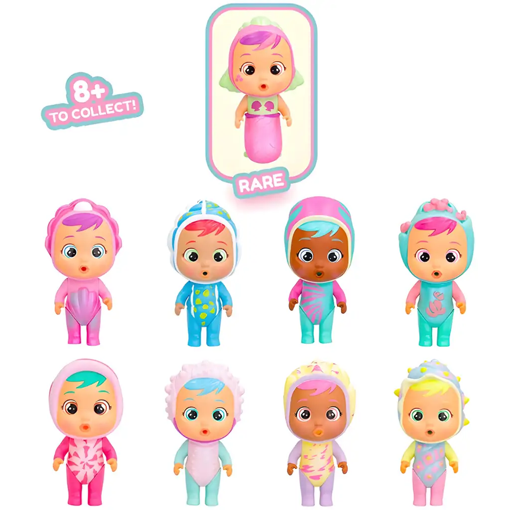 Cry Babies: Magic Tears - Tropické Lesklé Mušle zberateľská slzavá bábika 1ks kép 2