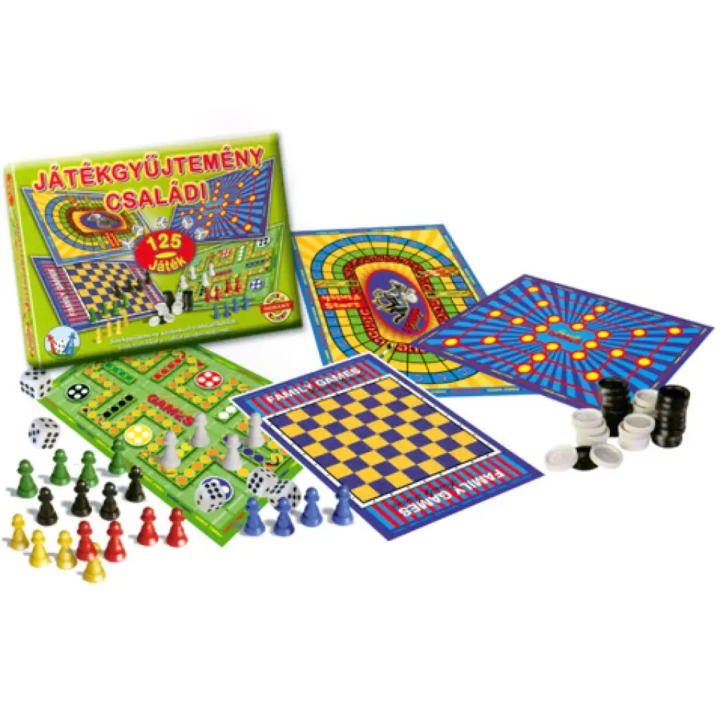 Zbierka spoločenských hier 125 - D-Toys (maďarská)