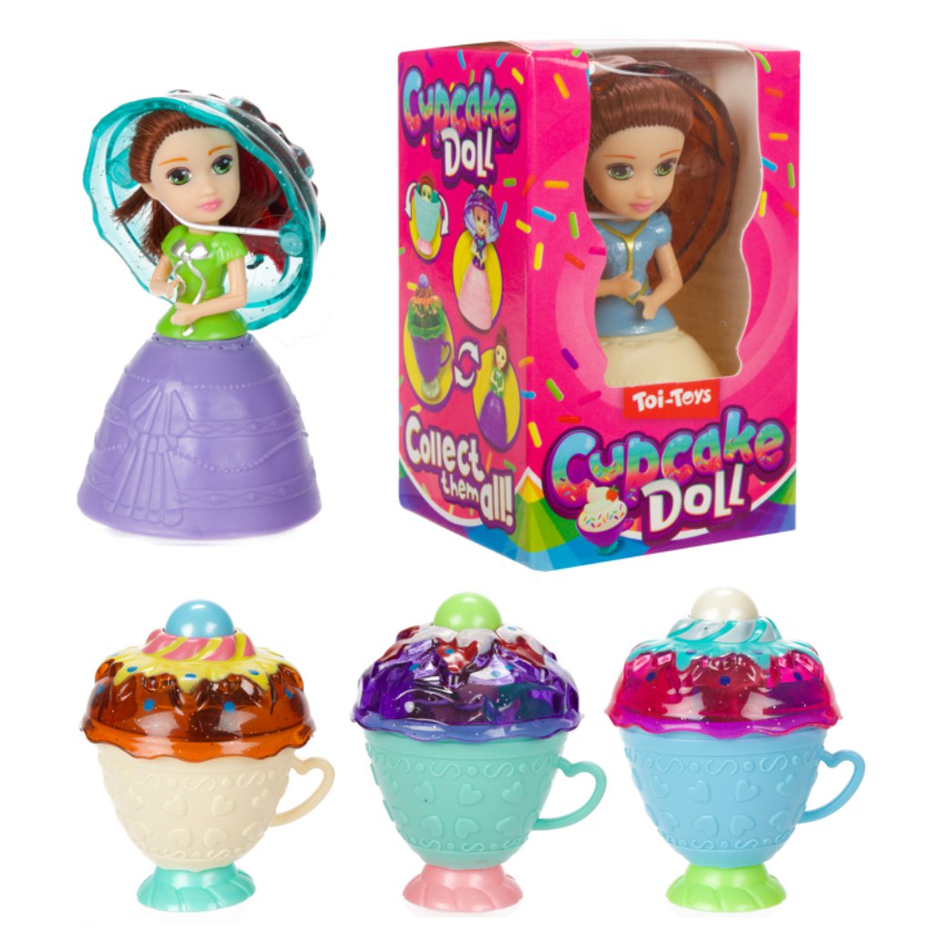 Cupcake prekvapenie bábika na pečenie, viacero variantov, 1 ks