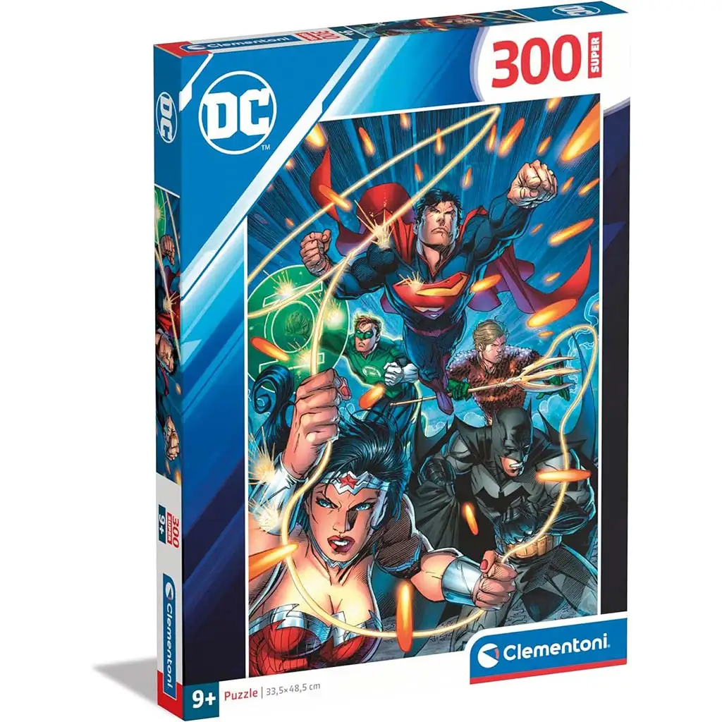 DC Comics: Liga spravodlivosti 300-dielne Super puzzle - Clementoni kép 1