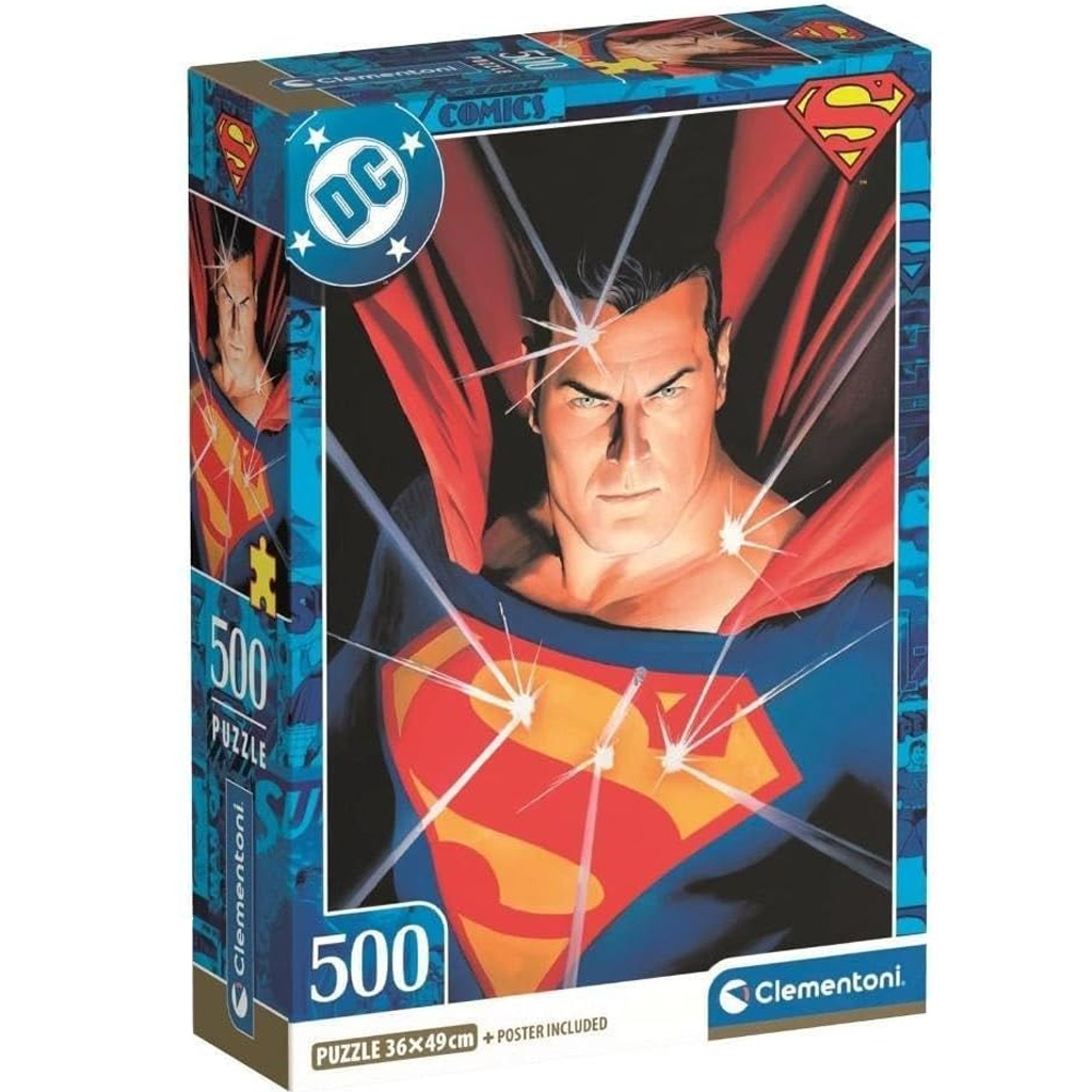 DC Comics Superman 500-dielne puzzle - Clementoni