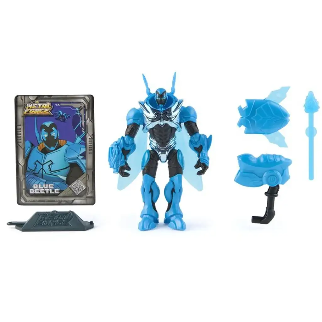 DC Metal Force Blue Beetle figúrka s príslušenstvom - Spin Master kép 3