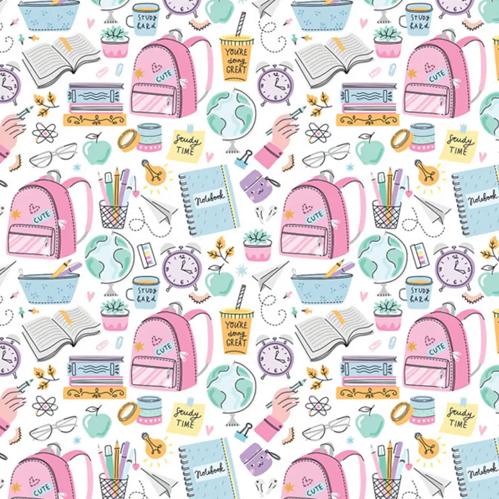 Darčekový papier s motívom učenia a zábavy 100x70 cm