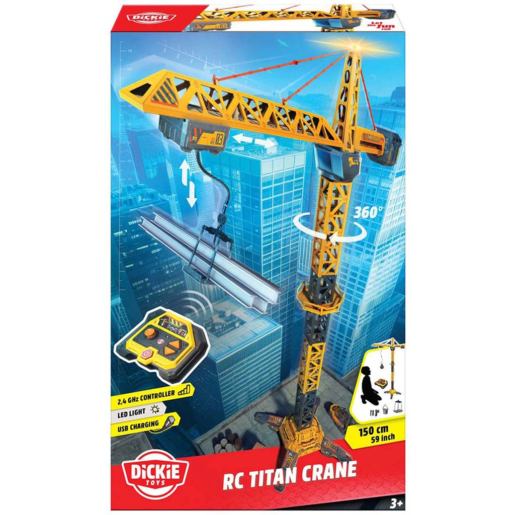 Diaľkovo ovládaný RC Titán žeriav 150 cm - Dickie Toys